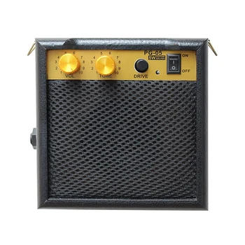 PG-05 5W Mini Amplificador de Guitarra Amplificador de Guitarra de Accesorios de Guitarra para Guitarra Eléctrica Acústica