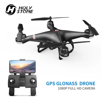 Piedra santa HS110G GPS Drone Con Cámara HD 1080P de la Cámara Drone Profissional CAMPO de visión DE 120° FPV Quadcopter Helicóptero de Control Remoto