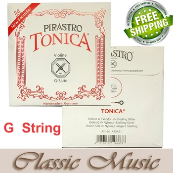 Ping! El envío libre ,Pirastro tonica Conjunto Completo (412021) cuerdas de un violín, del extremo de la Bola ,cuerdas de nylon hecho en Alemania