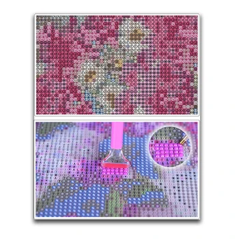 Plena Plaza del Diamante Caballo bordado de punto de Cruz gato Ronda Completa de Diamante pintura perro DIY 3D Diamante mosaico de sol, paisaje