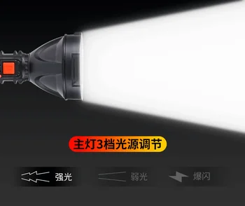 Pocketman COB LED de Alta Potencia Linterna Incorporada de la Batería de la Antorcha USB Recargable de la Linterna de Mano a prueba de agua Luz