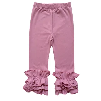 Polvo de color Rosa Triple de la Colmena de las Polainas de los pantalones de Niña Niños triple de la colmena de pantalones de niño muchos colores