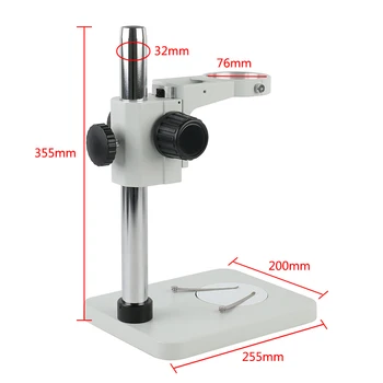 Profesional Estéreo Microscopio Stand Portátil Binocular Microscopio Triocular Etapa De La Tabla De Titular De Soporte