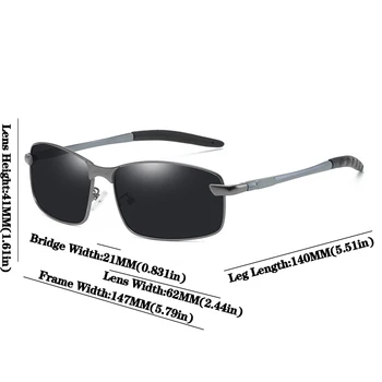 Psacss Plaza NUEVA, Polarizado Gafas de sol de las Mujeres de los Hombres de Aluminio y Magnesio Marco Clásico de la Marca del Diseñador de Gafas de Sol Para Conducir de Viaje