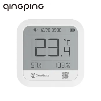 Qingping Termómetro Higrómetro Digital Reloj de Alarma Inteligente Wifi APP de Control de la Estación Meteorológica de la Precisión de la Previsión