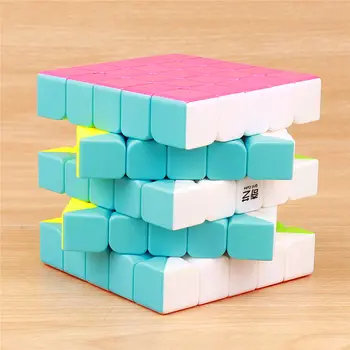 Qiyi Qizheng S 5x5x5 Magic Speed Cube Profesional Stickerless Rompecabezas Cubo Neo Cubos de Juguetes Educativos Para Niños