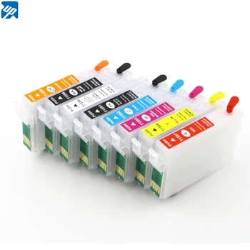 R2000 8 colores A3+ vacío de la NUEVA cartuchos de tinta Recargables para Epson R2000 con ARCO fichas 159 de TINTA