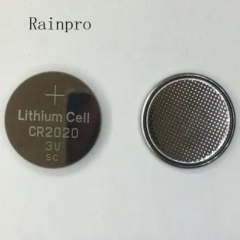 Rainpro 10PCS/LOT CR2020 pila de botón de 3V de litio de la batería es adecuada para el control remoto / medidor electrónico y así sucesivamente