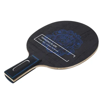 Raqueta de Tenis de mesa de la Placa Inferior de Ping-pong en la parte Inferior de la Placa de Mango Corto / pluma-hold a prueba de Golpes de pala de Padel Raqueta de Tenis de Mesa