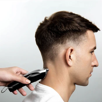 Recortadora de pelo clipper pelo de los hombres de barba de afeitar inalámbrico eléctrico clipper pelo de carga USB recortadora de pelo 3
