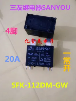 Relé de SFK-112DM-GW 12VDC 4 patas 20A normalmente abierto