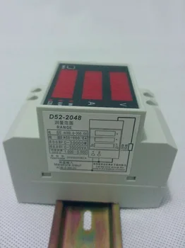 Riel Din pantalla LED voltímetro amperímetro con energía activa y reactiva y factor de potencia Din-rail gama de CA 80.0-300.0 V, de 0 a 100.0 Un