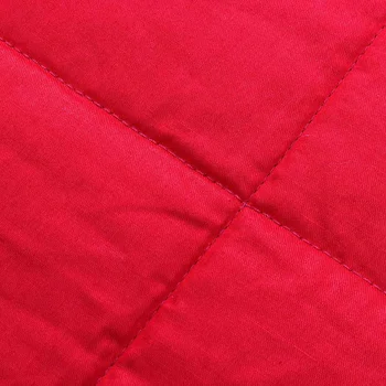 Rojo 150x200CM 7/9/11.5 KG Ponderado Manta para Adultos Gravedad Mantas de Descompresión Ayuda para Dormir de Presión Ponderado de la Colcha