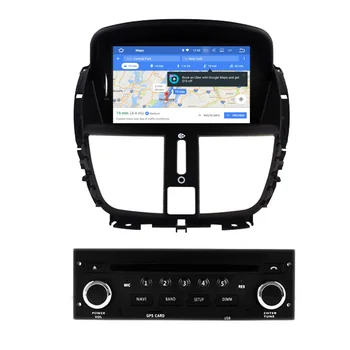 RoverOne Android 10 Coches Reproductor Multimedia Para Peugeot 207 207CC 207SW Autoradio DVD Radio Estéreo de Navegación GPS Bluetooth