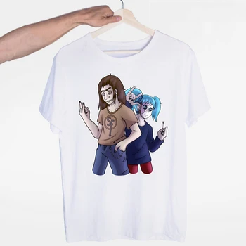 Sally Cara T-shirt O-Cuello de manga Corta de Verano Casual de Moda Unisex de los Hombres y Mujeres Camiseta