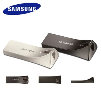 SAMSUNG USB Flash Drive de Disco de 32GB 64GB 128GB 256GB USB 3.1 3.0 Metal Mini Pen Drive de Memoria Memory Stick Dispositivo de Almacenamiento en Disco de U