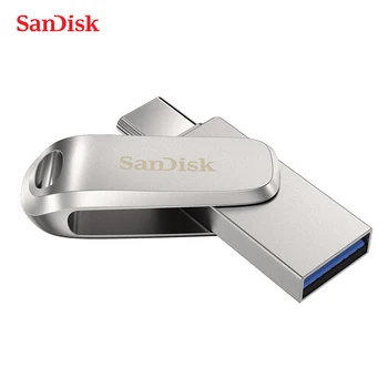 Sandisk de 256 gb de Disco U de 32 gb Unidad Flash USB de 64 gb Memory Stick OTG Tipo-C 128GB USB 3.1 Pendrive memoria Usb Para teléfonos/Tablets/PC