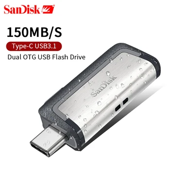SanDisk Extreme de Alta Velocidad de 150 mb/S de Tipo C, 32 GB 16 GB SDDDC2 USB 3.1 Interfaz Dual USB OTG palo de 128 GB 64 GB USB Flash Drive