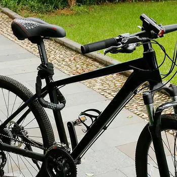 Sillín de la bicicleta con la Luz de la Cola Espesar Ampliar MTB Bicicleta Sillas de montar Suave Cómoda Bicicleta Hueco Ciclismo Silla Cojín Hueco#T3
