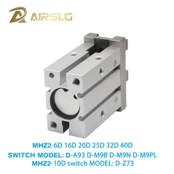 Simple efecto Normalmente abierto de Aire Neumático paralelo Garra MHZ2-10S MHZ2-16S MHZ2-20S MHZ2-25S MHZ2-32S MHZ2-40S Normalmente cerrado