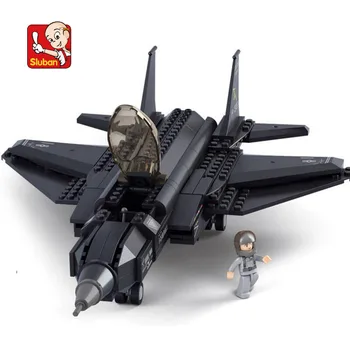 SLUBAN 0510 252Pcs Militar de Combate F35 Plano de la Construcción de modelos Construcción de Bloques de la Figura Juguetes de Regalo Para Niños Compatible con Lego
