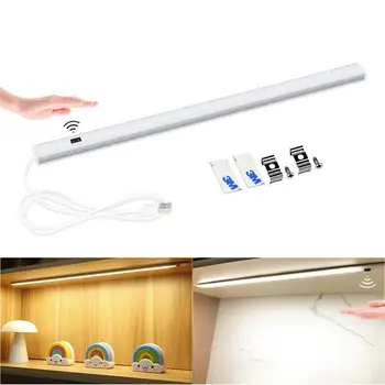 Smart Led Lámpara de Pared USB de 5V de la Mano de Barrido Interruptor de Sensor de Movimiento del Gabinete de la Cocina Corredor WC Baño Interior luz de fondo de la Barra de Luz de Tira