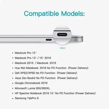 Snowkids Portátil Concentrador Muelle del Puerto de Expansión USB Externo USB Tipo C a USB Adaptador de corriente SD TF para MacBook Huawei Samsung