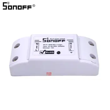 SONOFF Básico de BRICOLAJE Wifi Wireless Smart Switch de la Luz de Temporizador de Control Remoto 220V 10A Alexa Universal de Google Módulo de Automatización del Hogar
