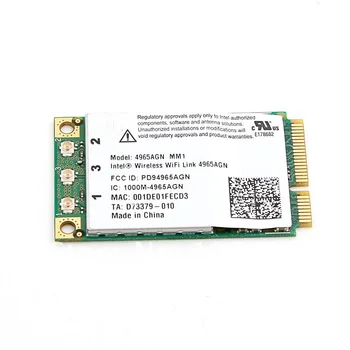 SSEA NUEVA tarjeta Intel Wireless WiFi Link 4965AGN Mini PCI-E tarjeta para Dell Inspiron 1501 1520 1525 6400 1720 9400 E1705 E1505