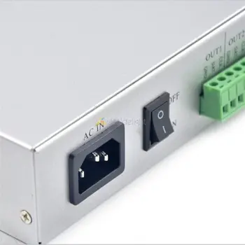 T-300K T300K Tarjeta SD en línea a TRAVÉS de un PC a todo color del RGB del pixel del led del módulo de controlador de 8 puertos 8192 píxeles ws2811 ws2801 WS2812B Tira