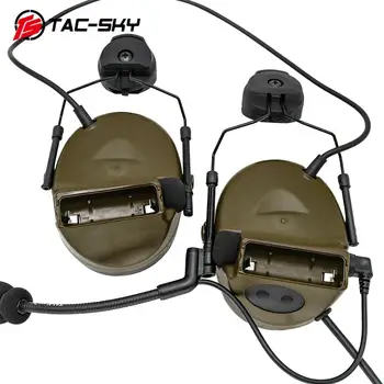 TAC-CIELO COMTAC COMTAC II ARCO OPS-CORE casco pista de soporte adaptador de auricular de Silicona orejeras táctico de disparos auricular FG