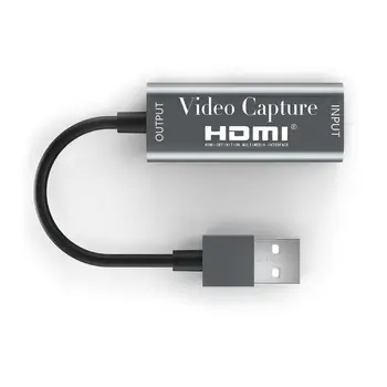 Tarjeta de Captura de vídeo USB 3.0 2.0 Grabber de Vídeo Grabar Cuadro f-r PS4 Juego de DVD Camcorder H-D de la Cámara de la Grabación de la Transmisión en Vivo