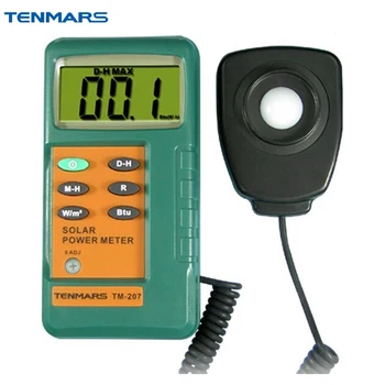 TENMARS TM-207 Energía Solar Medidor Tester