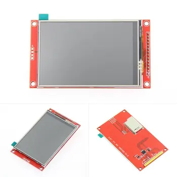 TFT de 3,5 pulgadas Módulo LCD con Panel Táctil ILI9488 Controlador de 320x480 SPI puerto de interfaz serie (9 IO) touch ic XPT2046 para ard stm32