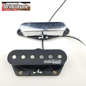 TL Wilkinson Tele Pastillas Tele Eleciric Pastillas para Guitarra de Cromo de Plata WOVT