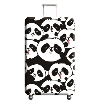 TLDGAGAS Tejido elástico Lindo Panda de Equipaje de Protección de la Cubierta del Traje de 18-32 Pulgadas Maleta Trolley Caso Cubre los Accesorios de Viaje