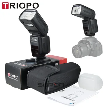 TRIOPO TR-988 de Flash Professional TTL Speedlite Flash de la Cámara con Sincronización de Alta Velocidad para Canon y Nikon Digital SLR Cámara Superior vender