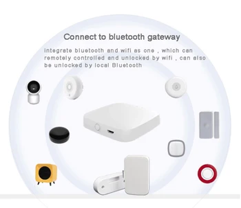 Tuya APP Smart Bluetooth Cerradura del Cajón Lockless Invisible Archivo de Bloqueo de Bloqueo de Gabinete Armario Bloqueos Cajón Interruptor de 1pc/2pcs