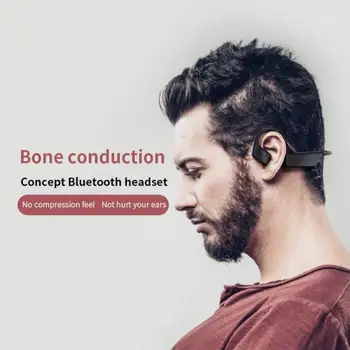 TWS Gancho para la Oreja de Conducción Ósea Auricular Bluetooth 5.1 de la Música de los Deportes al aire Libre Inalámbrica Abierta la Oreja los Auriculares Auriculares Para la Protección de los Oídos