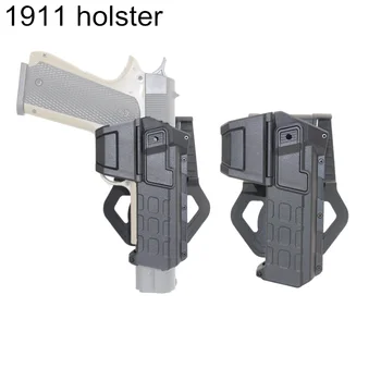 Táctica Fundas para Pistola Glock 17 18 22 colt 1911 con la Linterna de Airsoft de bienes Muebles de la Pistola de la Funda, accesorios de caza