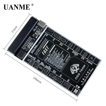 UANME Cargador Rápido de Batería de la Activación del Accesorio 2 en 1 Inteligente de Carga Rápida de la Placa Para el iPhone 4-X Samsung 0-30V 0-5A