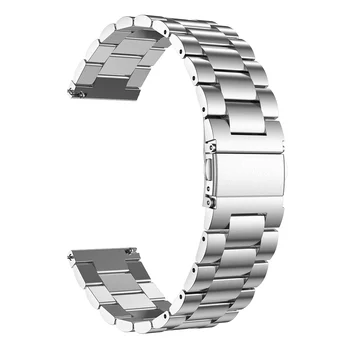 UEBN Clásico de Metal Pulsera de acero inoxidable Para Huami Amazfit GTS 2 Correa de reloj para Amazfit GTR 2 Bip S correas de relojes de Pulsera