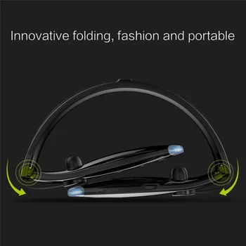 UNITOP FANÁTICA de H1 Inalámbrico de Auriculares deportivos Impermeable Portátil Bluetooth manos libres con Micrófono de Cuello de desgaste para Auriculares Estéreo