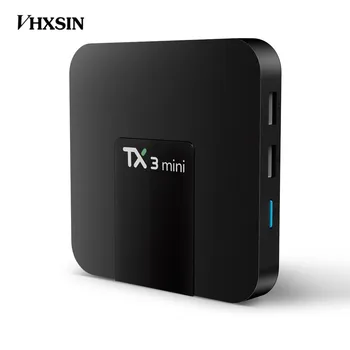 VHXSIN TX3 Mini 10pcs/lot TX3 Mini S905W 2.4 GHz WiFi Android 7.1 1GB RAM 8GB ROM Soporte 4K Cargo