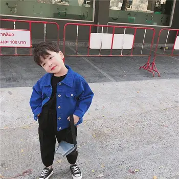 VIDMID Otoño de ropa de niños niños del dril de algodón abrigo de los niños de la chaqueta de bebé de algodón chaqueta casual coreano de la moda de niñas y niños, abrigos P743