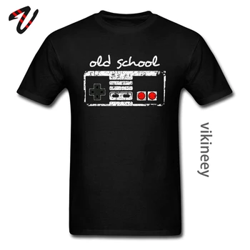 Vintage de la Vieja Escuela de Juegos de Playstation Unidad de Control de la Camiseta Para los Hombres de TV Gamer O Cuello Algodón Tops Camiseta Imprimir Camisetas