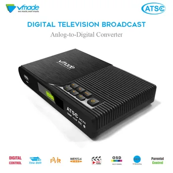 Vmade más reciente DVB, ATSC F6 Digital Terrestre Set Top Box para México estados UNIDOS Canadá Soporte H. 264 MPEG4 HD 1080p DVB, ATSC Receptor de TV