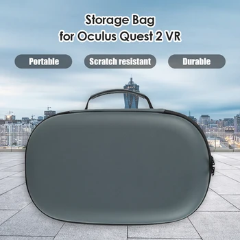 VR Headset Controlador de Accesorios de Almacenamiento de la Bolsa de funda Protectora de la VR Portátil EVA Cáscara Dura de la Bolsa de transporte aptos para Oculus VR Quest 2