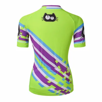 Weimostar Ciclismo Jersey de las mujeres de la Bicicleta de Camisetas de 2019 MTB bicicleta Tops Ropa Ciclismo maillot de Verano de Manga Corta de la camiseta del Equipo negro