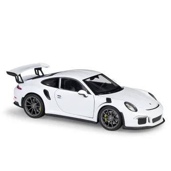 WELLY Escala 1:24 de Fundido Simulador de Coche Porsche 911 GT3 RS Modelo de Coche de la Aleación del Coche de los Deportes de Metal de Juguete de Carreras de Coches de Juguete Para Niños Regalo